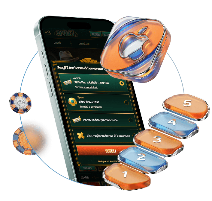 Le app del casinò Spybet possono essere installate su dispositivi iOS