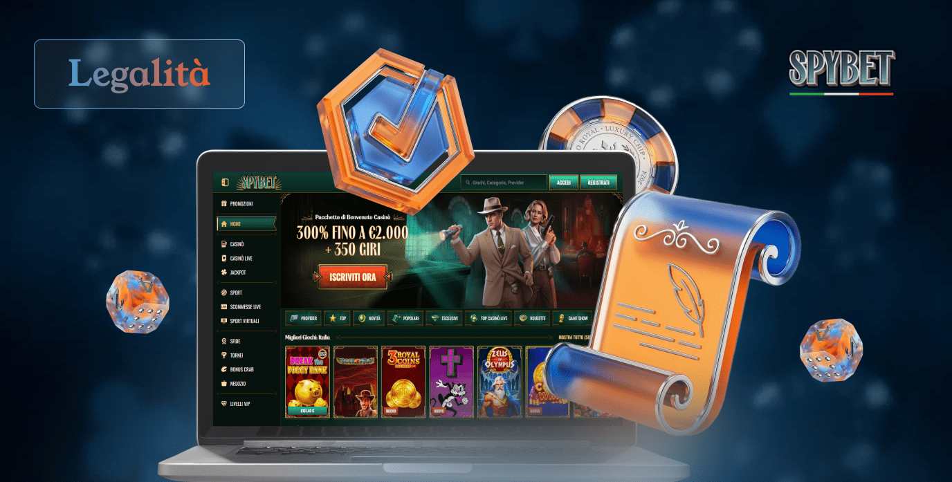 Spybet Casino è completamente legale e sicuro per gli italiani