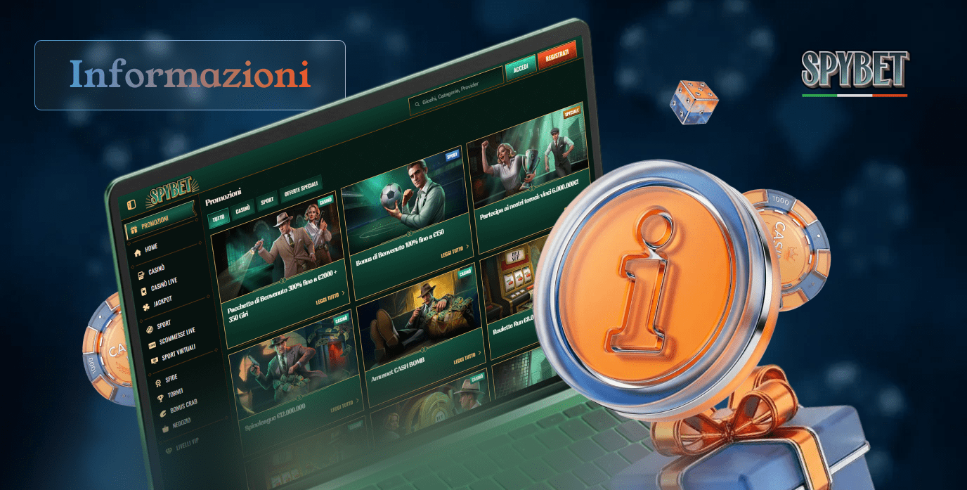 Scopri le informazioni sui bonus del casinò Spybet